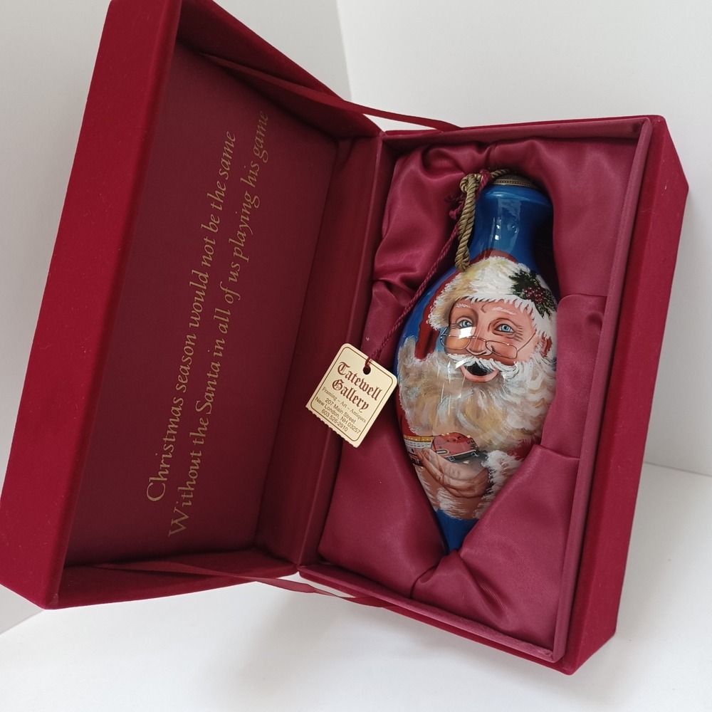 Ne'Qwa Art Santa Christmas Ornament Jolly Old Fellow Dona Gelsinger Collectible